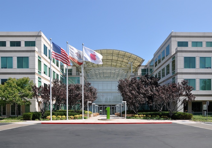 Apple's headquarters in Cupertino, CA