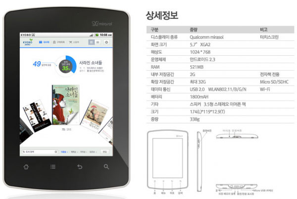 color e-ink reader